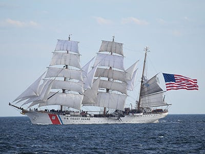 Boston Tall Ships Coast Guard Eagle